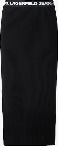 juoda KARL LAGERFELD JEANS Sijonas: priekis