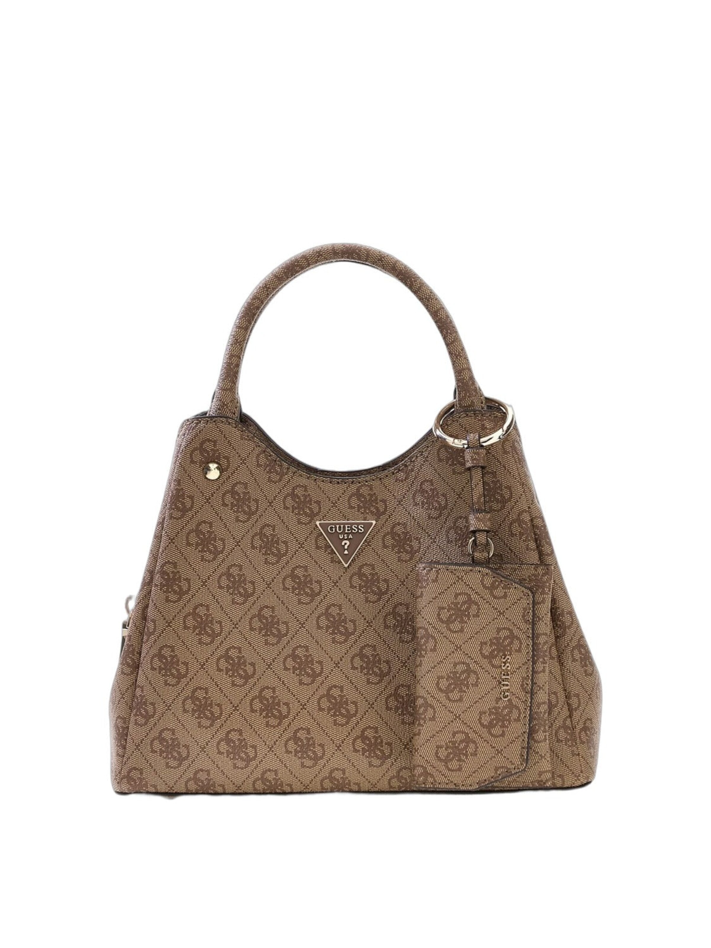 GUESS Nakupovalna torba 'Guess Cabas Lorella Petit Monogramme Latte Logo' v velikosti One Size  | bež barva, Prikaz izdelka