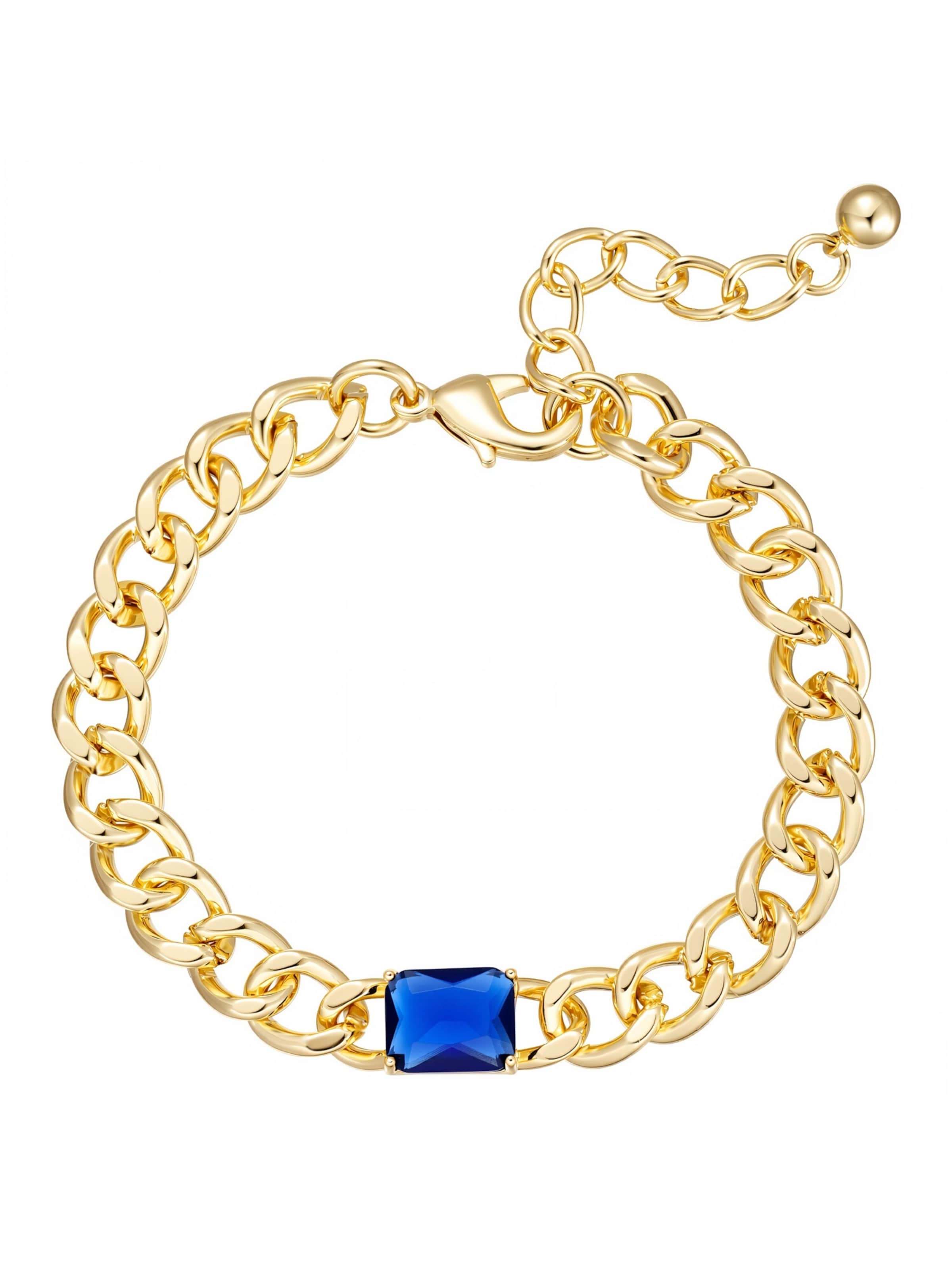 Braccialetto di Lulu & Jane in oro: frontale