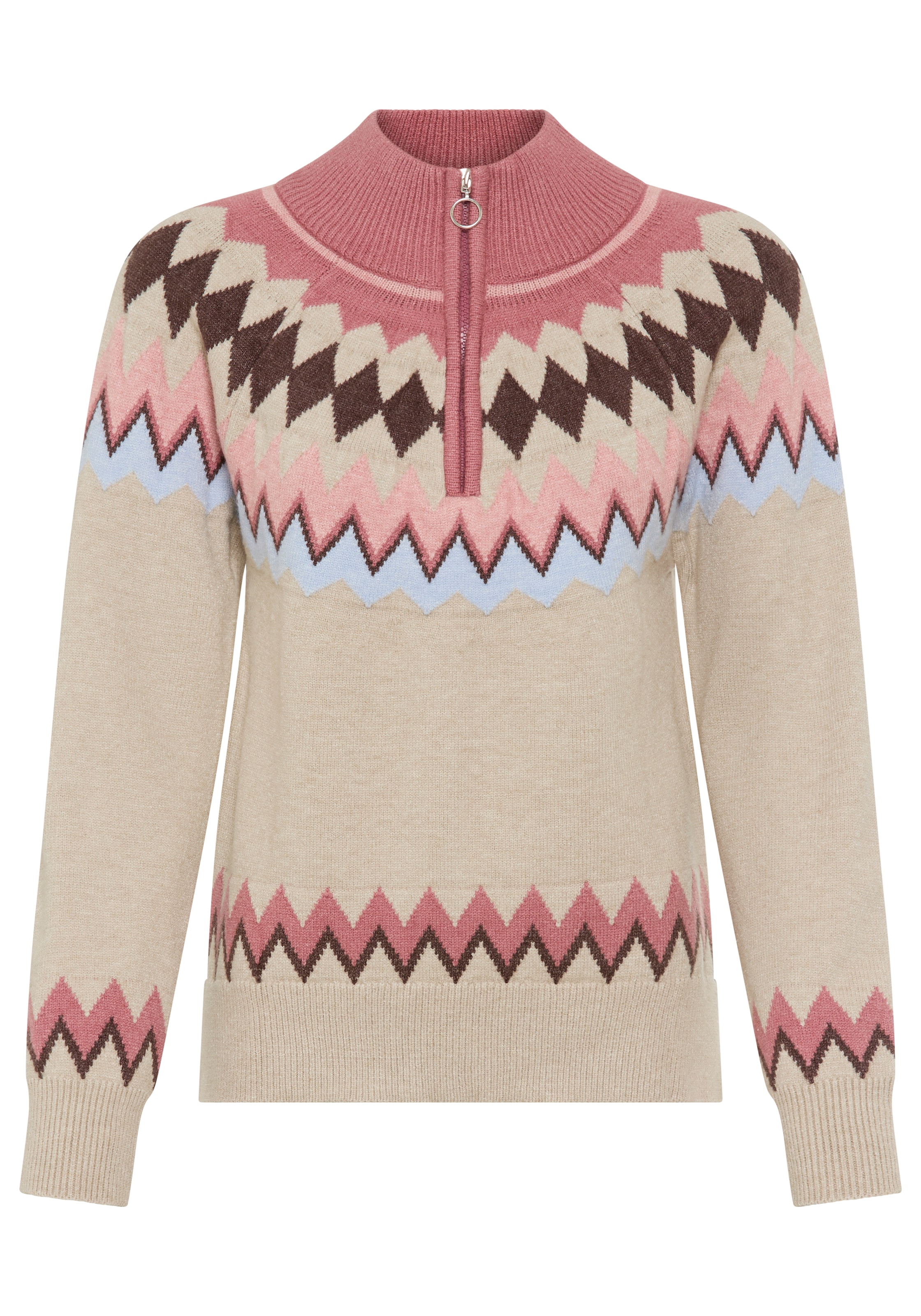 LAURA SCOTT Pullover in Beige: Vorderseite