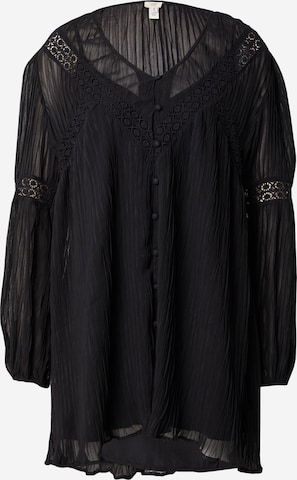 River Island - Vestido 'VICTORIANA' em preto: frente