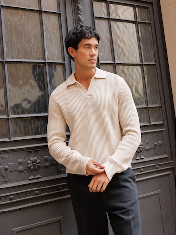 DAN FOX APPAREL Trui 'Hasan' in Beige