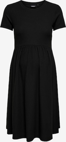 Robe 'OLMMalaya' Only Maternity en noir : devant