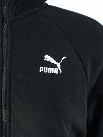 PUMA Sportjas 'Puma Iconic T7' in Zwart