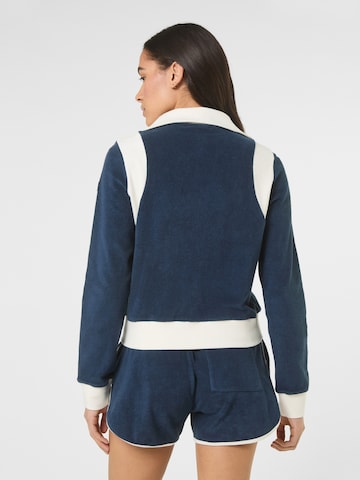 FILA Sweatvest 'ADRIANO fitted towelling track jacket' in Blauw