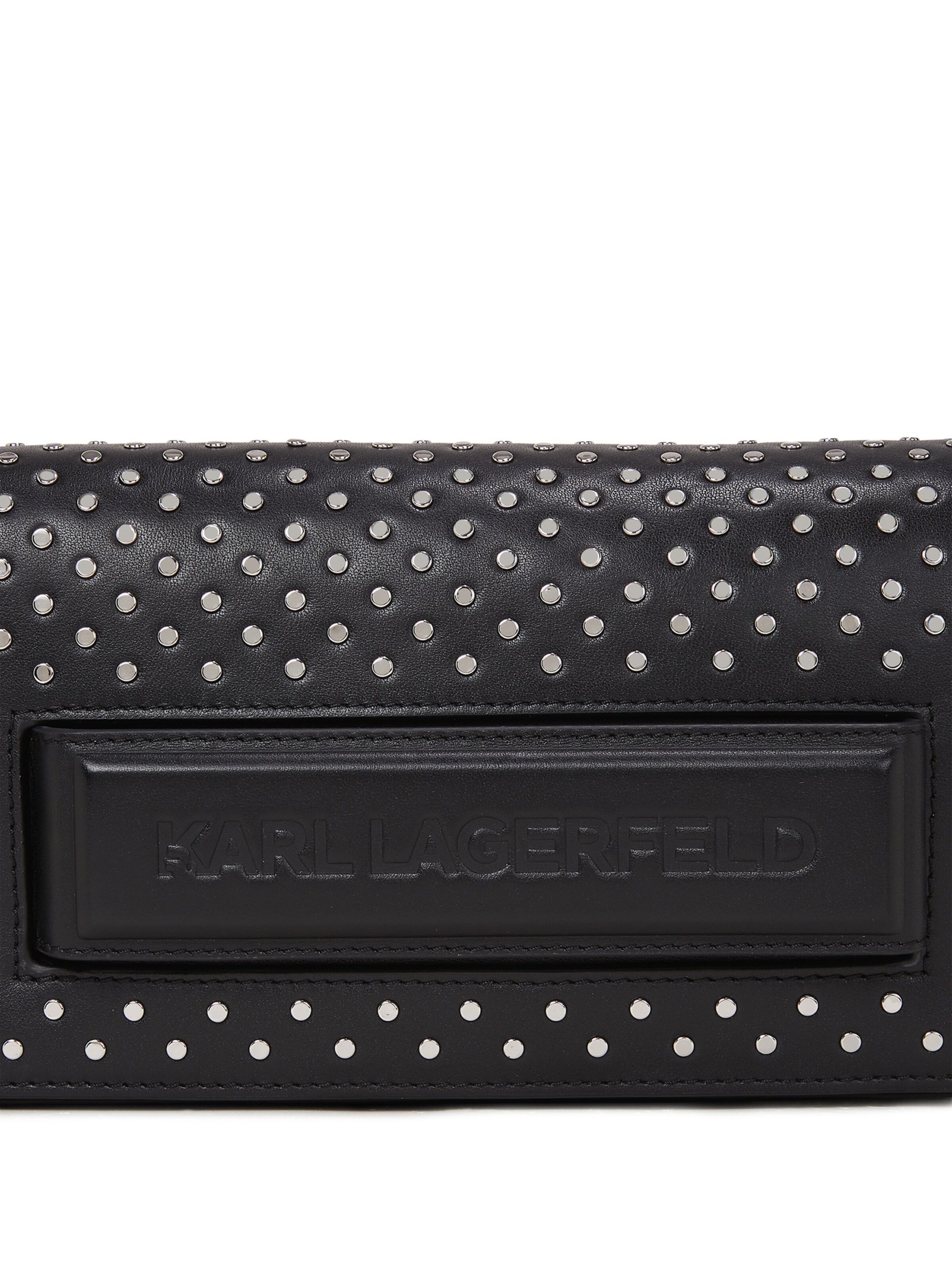 Karl Lagerfeld Τσάντα ώμου 'Ikon' σε μαύρο