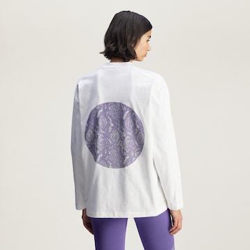 T-shirt fonctionnel ADIDAS BY STELLA MCCARTNEY en blanc : devant
