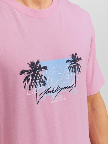 JACK & JONES T-Shirt 'TULUM' in Pink