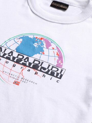NAPAPIJRI T-Shirt 'AZOGUES' in Weiß