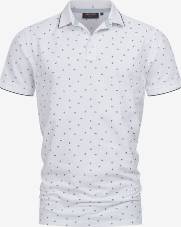 INDICODE Shirt in White: front