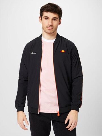 ELLESSE - Casaco deportivo 'Unify' em preto: frente