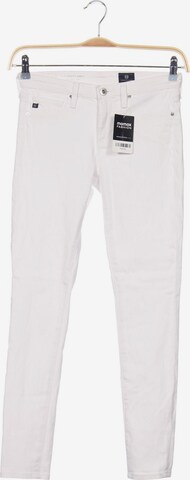 Adriano Goldschmied Jeans in 25 in White: front