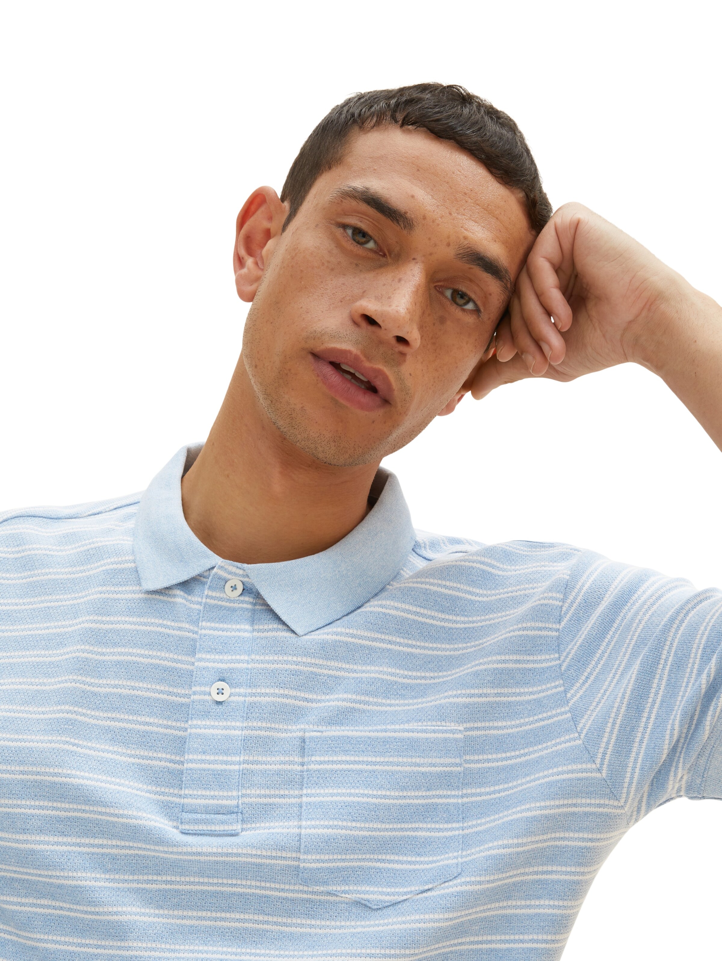 TOM TAILOR Poloshirt in Blau