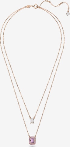 Swarovski Necklace in Gold: front