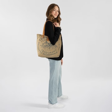 Campomaggi Shoulder Bag 'Manici' in Beige