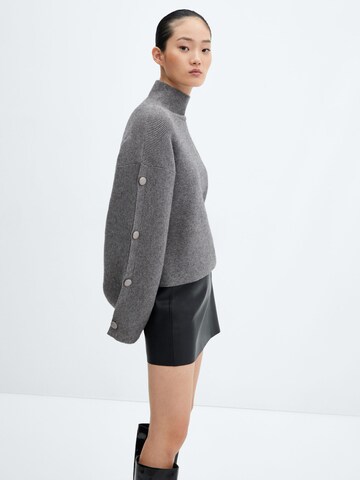 MANGO Sweater 'Rolling' in Grey
