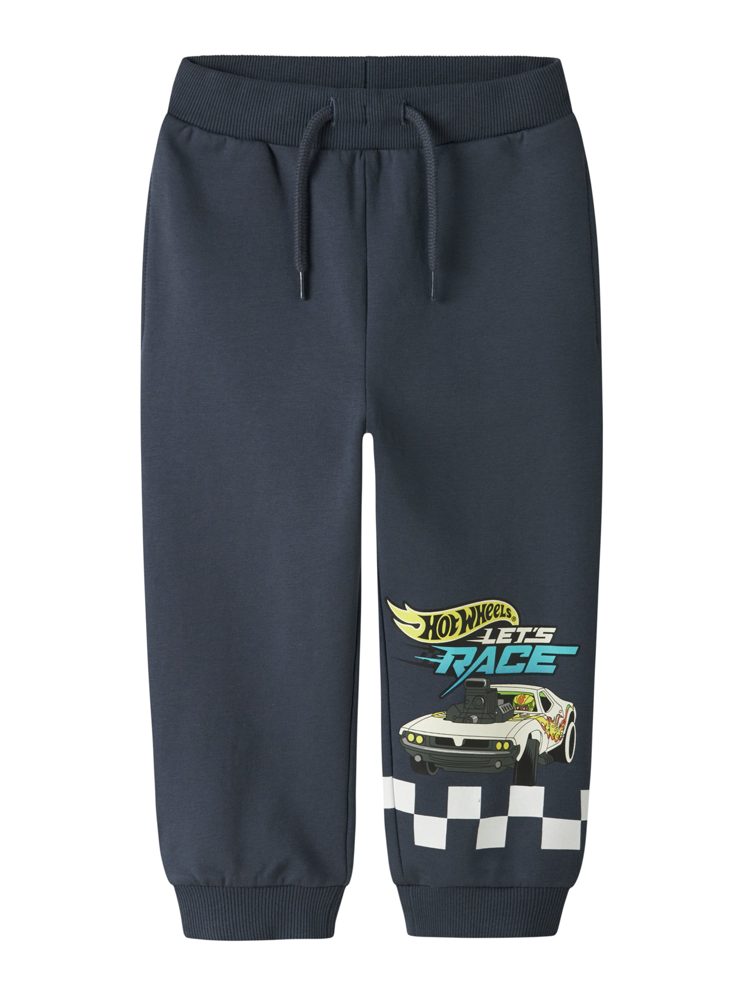 NAME IT Broek in 92 in de kleur Turquoise / Donkerblauw / Kiwi / Offwhite, Productweergave