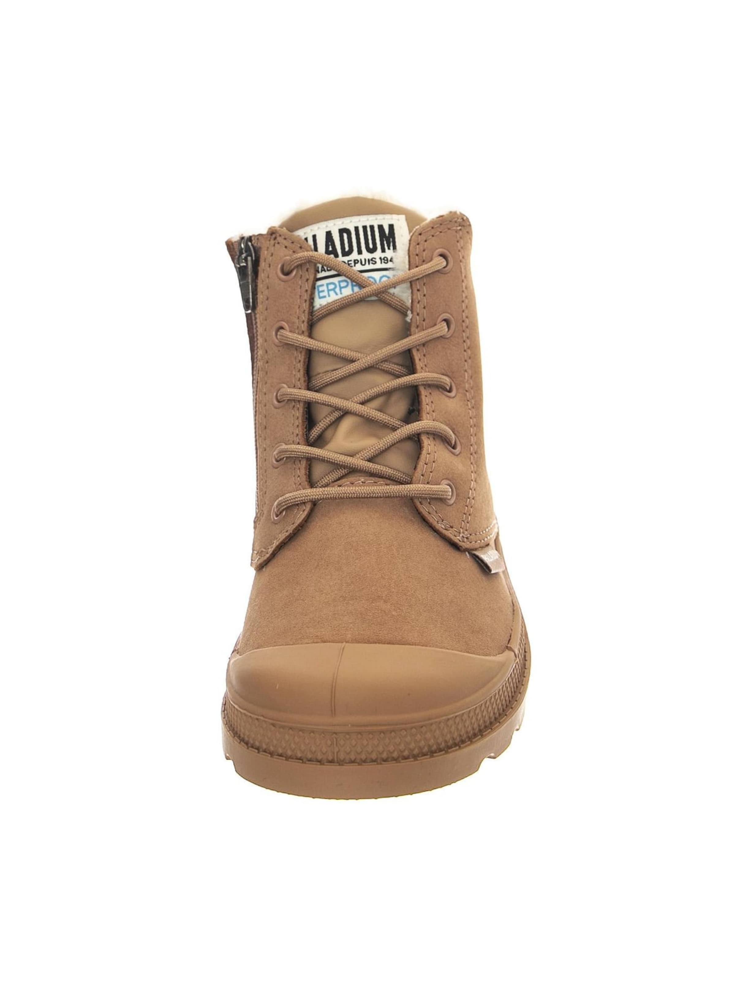 Stivale 'Kids Pampa Hi Cuff Wps Oz Nude Brown Boots' di Palladium in marrone