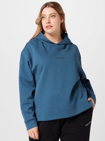 Calvin Klein Curve Sweatshirt in Blue: front