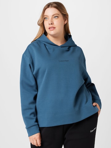 Calvin Klein Curve Sweatshirt in Blue: front