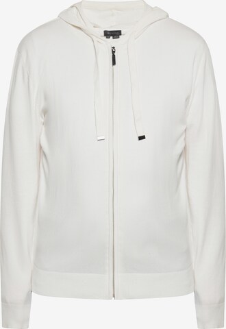 boline Knit Cardigan in White: front