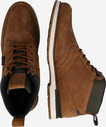 TOMMY HILFIGER Lace-Up Boots in Brown