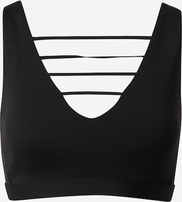 Bustieră Sutien sport 'Studio Luxe Light-Support' de la ADIDAS SPORTSWEAR pe negru: față