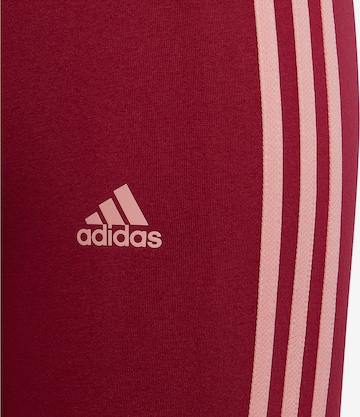 ADIDAS SPORTSWEAR Skinny Sportovní kalhoty – červená