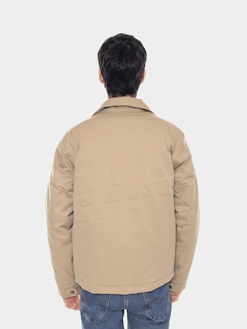 DICKIES Vinterjakke 'Eisenhower Puffer Khaki' i beige