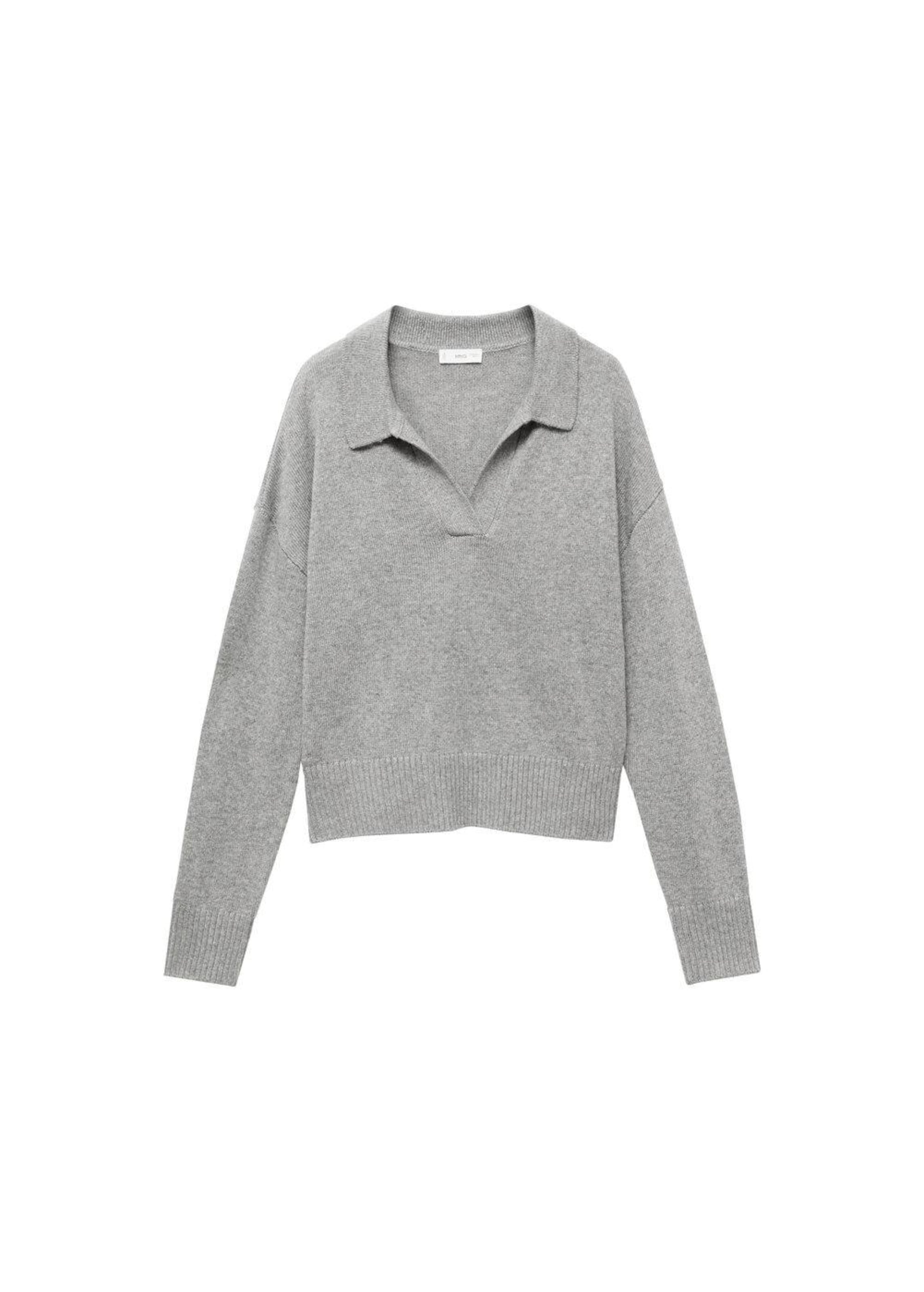 MANGO TEEN Pullover 'Polito' in Grau: Vorderseite