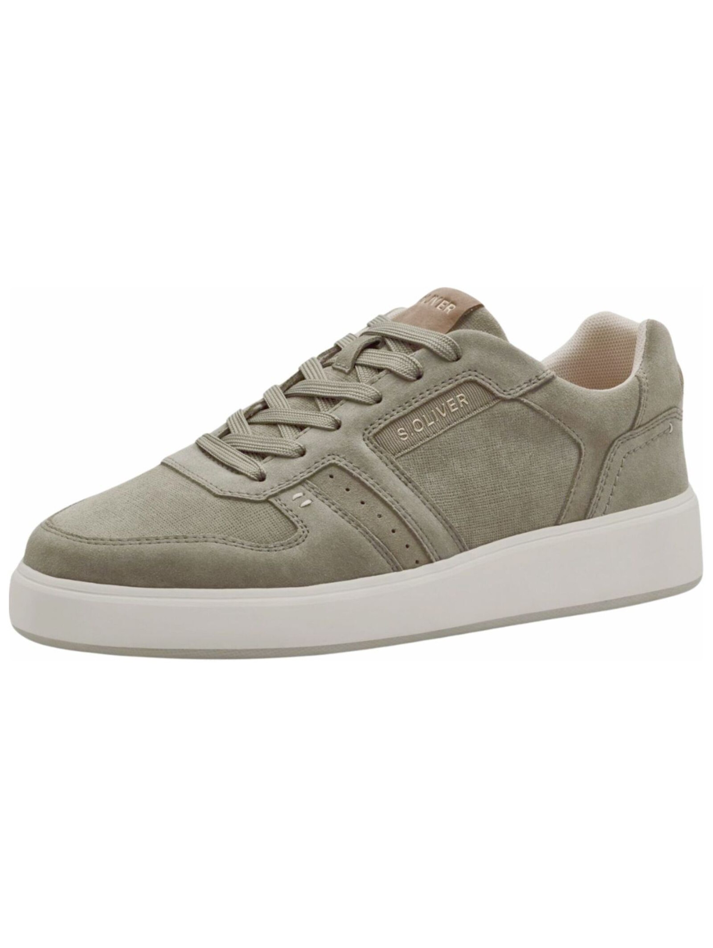 Sneaker bassa di s.Oliver in verde: frontale