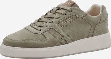 Sneaker bassa di s.Oliver in verde: frontale