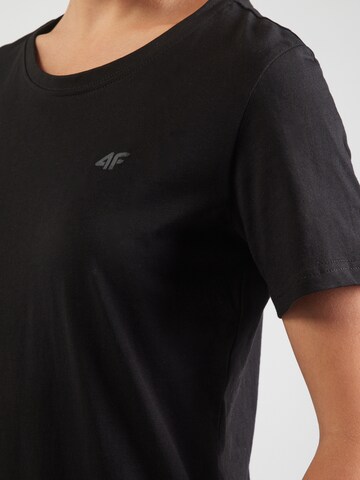 4F Sportshirt in Schwarz