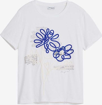 balta Desigual Marškinėliai: priekis