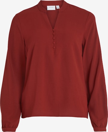 VILA - Blusa 'Ella' en rojo: frente