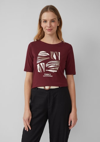 s.Oliver Shirts i rød: forside