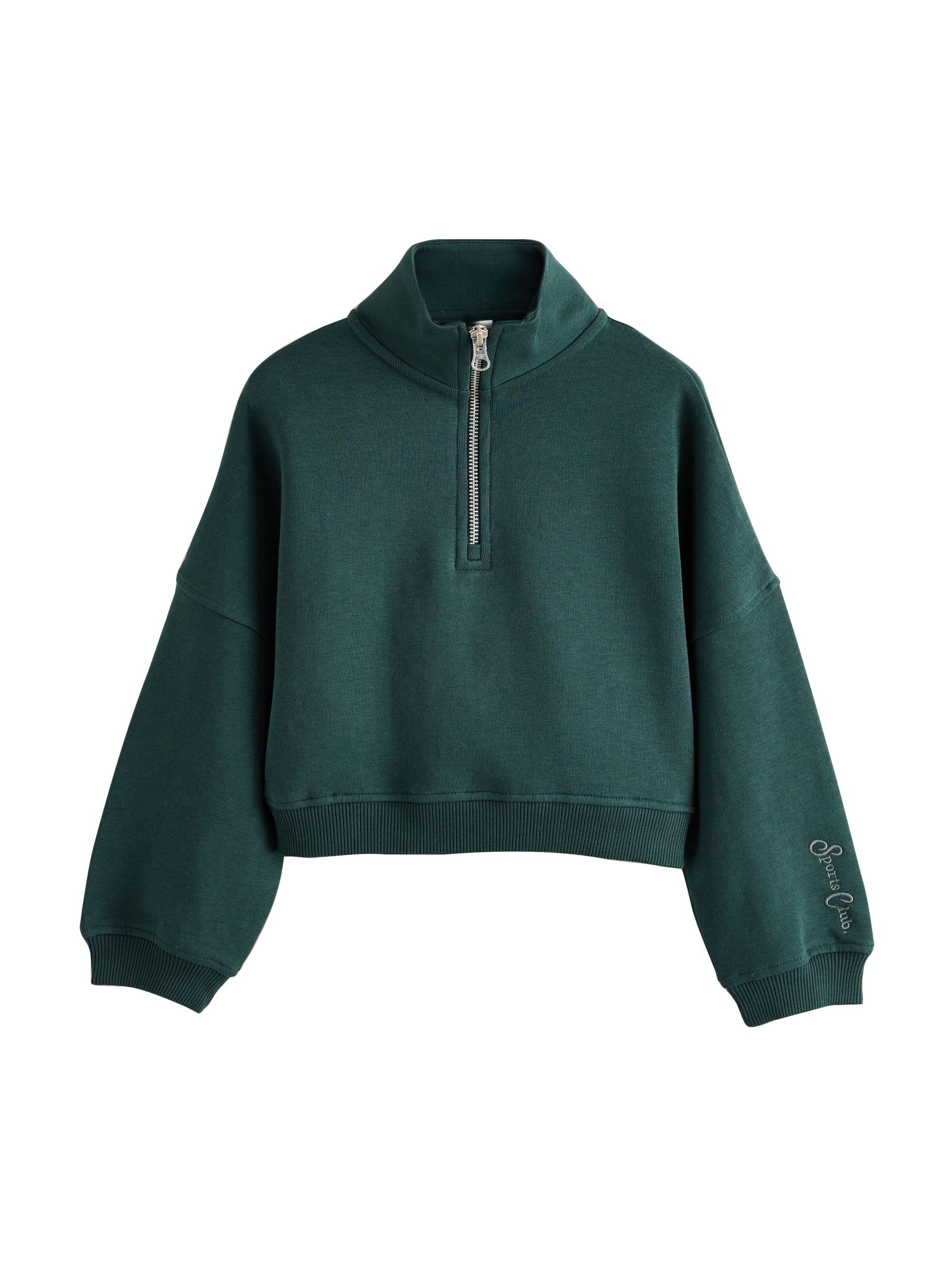 Next Sweatshirt in Groen: voorkant