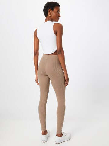 PIECES Skinny Leggings 'Molly' in Braun