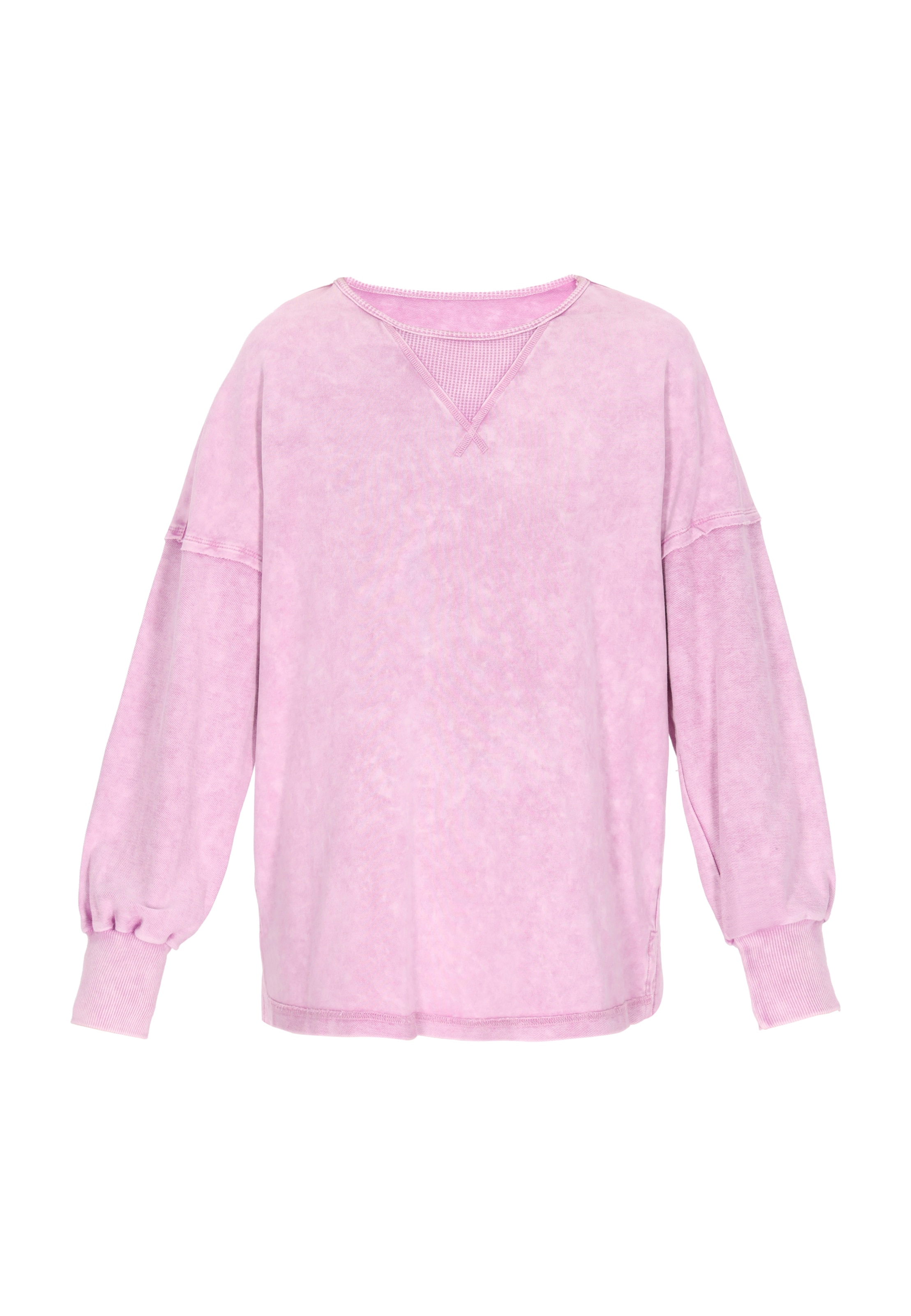 Sweat-shirt ebeeza en rose : devant