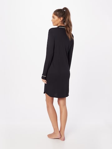 SCHIESSER Spalna srajca 'Contemporary Nightwear' | črna barva