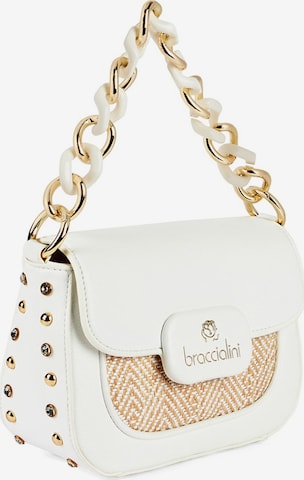 Borsa a spalla 'Ivy Pro' di Braccialini in bianco: frontale