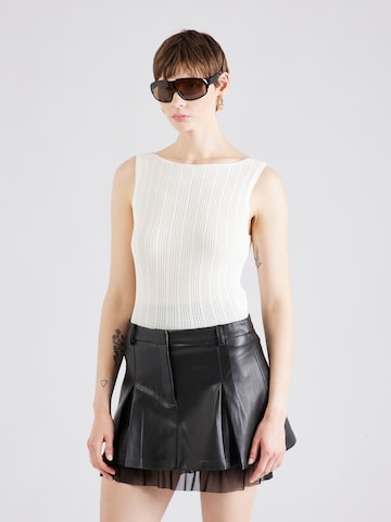 WEEKDAY Knitted Top 'Geena' in White: front