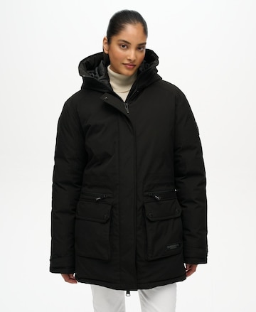 Parka mi-saison Superdry en noir