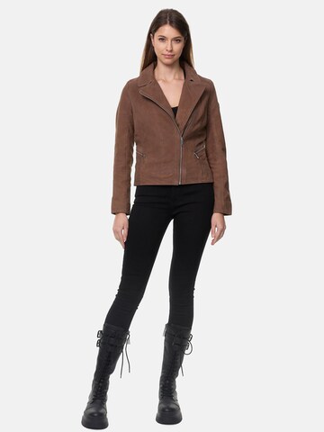 Tazzio Between-Season Jacket 'F500' in Brown
