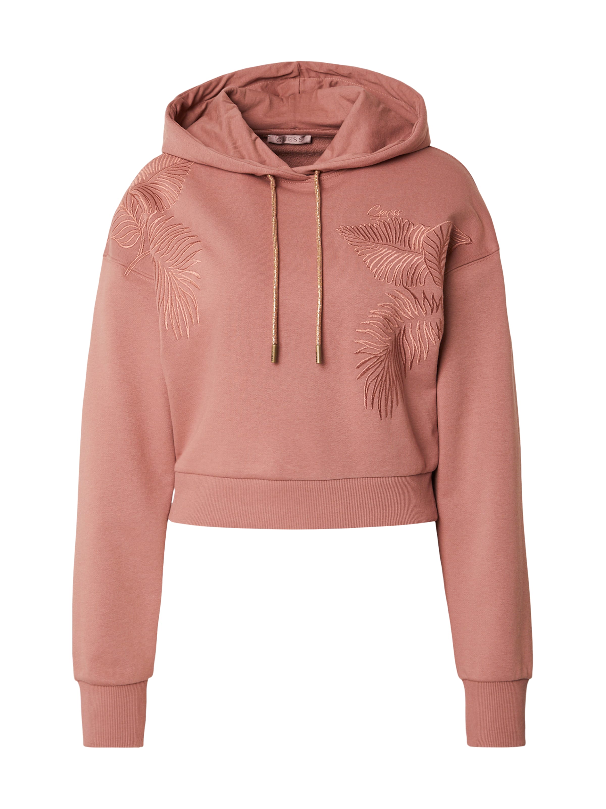 GUESS Sweatshirt in Brown: front