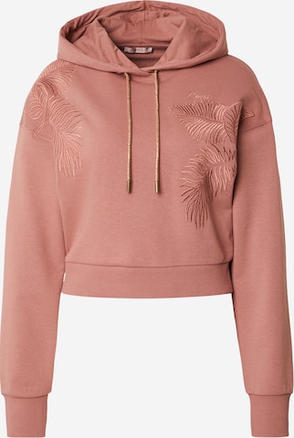 GUESS Суичър в кафяво: отпред