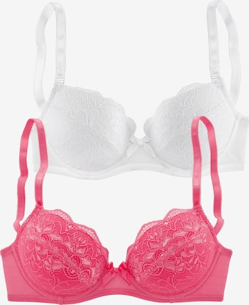 Soutien-gorge PETITE FLEUR en rose : devant
