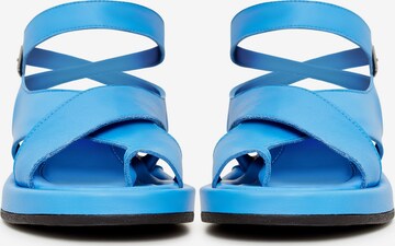 CESARE GASPARI Sandale in Blau