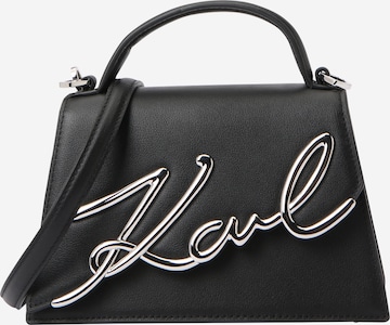 Borsa a mano di Karl Lagerfeld in nero: frontale