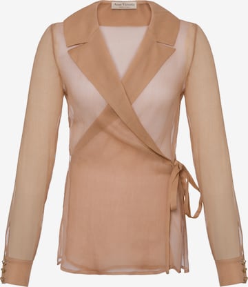 Chemisier 'Eva' Anse Victorin en beige : devant